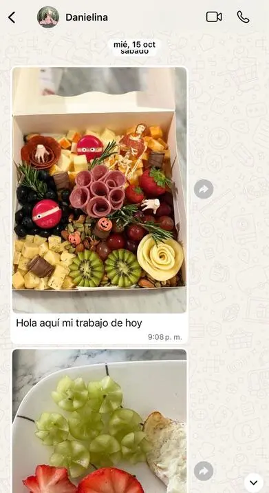 Testimonio Danielina Alumnas, tablas de queso