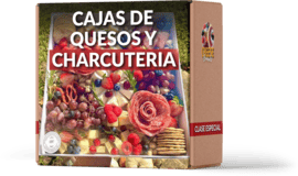 Cajas de quesos y charcutería